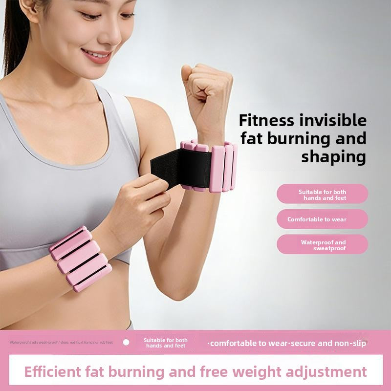 Adjustable Weighted Wrist and Ankle Straps for Fitness