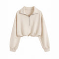 Women's Half-Zip Fleece Sweatshirt