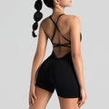 Seamless Yoga Bodysuit with Sports Bra